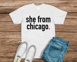 she from CHICAGO
