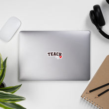 Load image into Gallery viewer, Teach with Love Bubble-free stickers