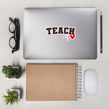 Load image into Gallery viewer, Teach with Love Bubble-free stickers