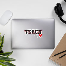 Load image into Gallery viewer, Teach with Love Bubble-free stickers