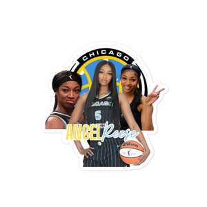 Angel Reese Bubble-free stickers