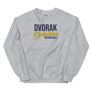 Dvorak Embroidered Custom Unisex Sweatshirt