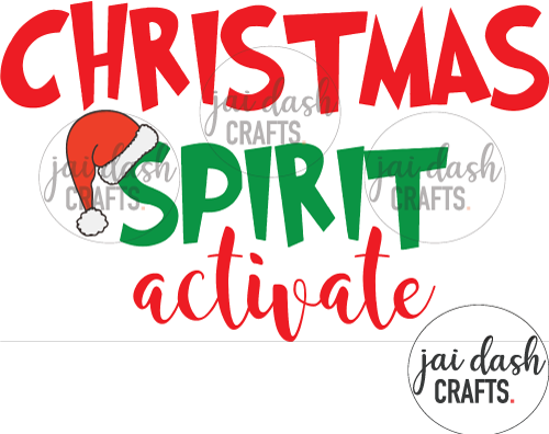 Christmas Spirit Activate SVG