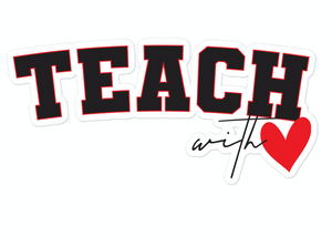 Teach with Love Bubble-free stickers