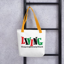 Load image into Gallery viewer, Living Unapologetically Tote bag
