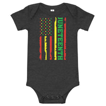 Load image into Gallery viewer, Juneteenth Baby short sleeve one piece

