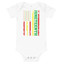 Load image into Gallery viewer, Juneteenth Baby short sleeve one piece
