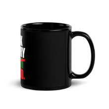 Load image into Gallery viewer, Black History Month Black Glossy Mug
