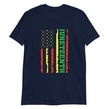 Load image into Gallery viewer, Juneteenth Flag Short-Sleeve Unisex T-Shirt
