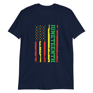 Juneteenth Flag Short-Sleeve Unisex T-Shirt