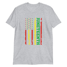 Load image into Gallery viewer, Juneteenth Flag Short-Sleeve Unisex T-Shirt
