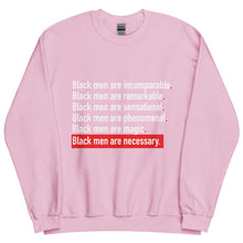 Load image into Gallery viewer, Black Men Are Necessary Unisex Sweatshirt
