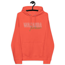 Load image into Gallery viewer, Wakanda Forever Embroidered Unisex eco raglan hoodie
