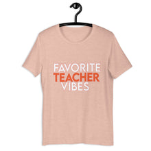 Load image into Gallery viewer, Favorite Teacher Vibes Unisex t-shirt
